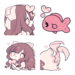 ピンクのマーメイド