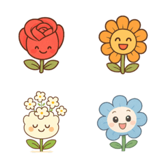 花言葉で伝える絵文字