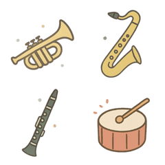 吹奏楽部の絵文字
