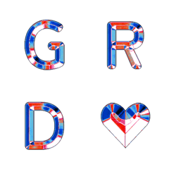 ตัวอักษรย้อนยุคสีรุ้ง 32