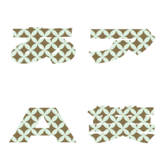 Cut-Emoji Deco Text(Kana/Alphanum) 989