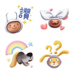 小蝴蝶小披風表情貼