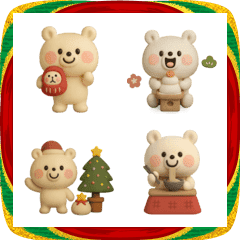 3D simple bear Emoji 2026 (2)