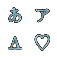 a-Emoji Deco Text(Kana/Alphanum) 1994