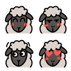 Moving Black Sheep Emoji!
