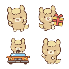 まんまる栗毛ウマさんの絵文字１