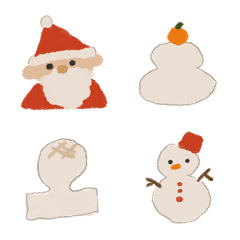 Crayon Sketch Emoji(winter)