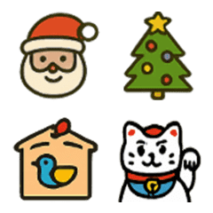 Christmas + New Year emojis