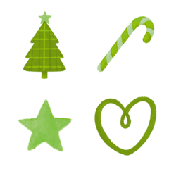 ลวดลายคริสต์มาสสุดน่ารัก(สีเขียวอ่อน)