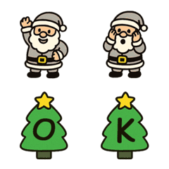 คริสต์มาสน่ารัก+26ภาษาอังกฤษ(สีเทาอ่อน)