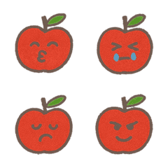 可愛好吃的蘋果(灰色)