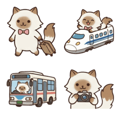 ねここさんの旅行絵文字