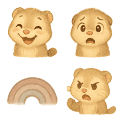 Fluffy Ferret Everyday Emojis