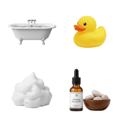 Bath time emoji