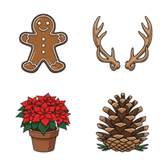 Comic Christmas Squad Emoji Fun!