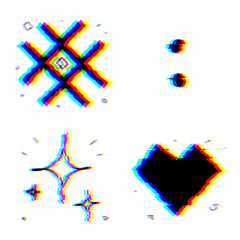 GLITCH RGB - Emoji Style