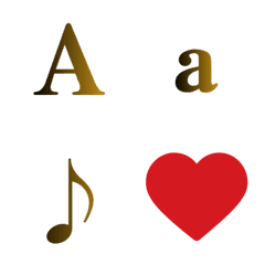 Colorful letters and numbers emoji 8