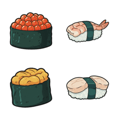 อิโมจิซูชิแสนอร่อยของสายกิน