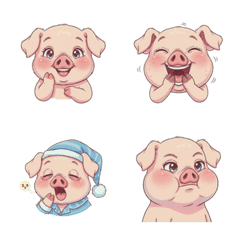 Foodie Piggy's Yummy Emoji