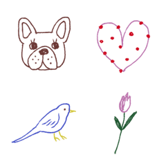 Cute and girly emoji