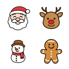 Cute Xmas Emoji Pack