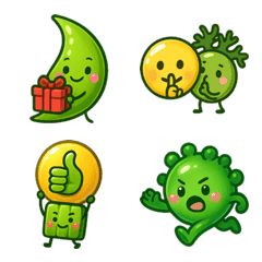 藻キャラ絵文字シリーズ