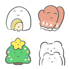 くまだよぽんこの冬だよ絵文字