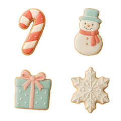 Icing cookies Christmas 1