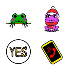 Lucky Froggies emoji for daily use