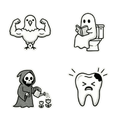 สติ๊กเกอร์ลายเส้นสุดป่วนสำหรับวันพังๆ X