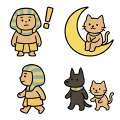 エジプト神と仲間たち絵文字１