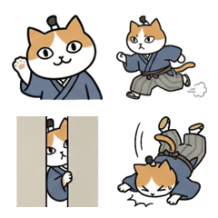 ちょんまげねこ侍の日常絵文字