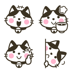 Hachiware cat Reactions Emoji