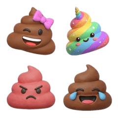 うんこたち　絵文字