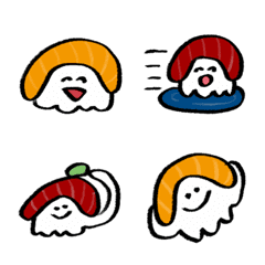 Emoji of a living SUSHI