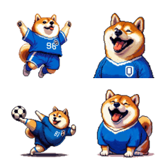 soccer football fat shiba