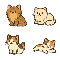 Mini Cat Emoji Collection vol.1