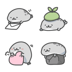ゴマフアザラシの日常色々絵文字