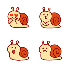 可愛小小蝸牛哦！(橘色)