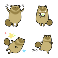 tanuki no kazokuto emoji