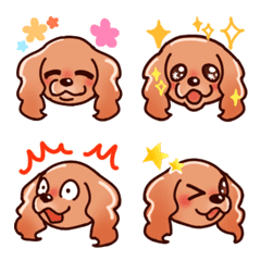 キャバリア絵文字ルビーカラーちゃん