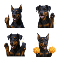 使いやすい! ドーベルマン 絵文字