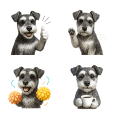 使いやすい! シュナウザー 絵文字