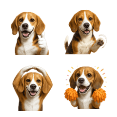 使いやすい! ビーグル 絵文字