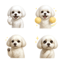 使いやすい! マルチーズ 絵文字