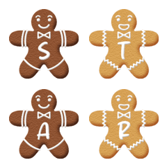 Gingerbread Man Alphabet
