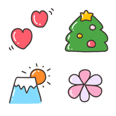 抖抖的可愛冬日表情符號