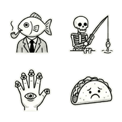 สติ๊กเกอร์ลายเส้นสุดป่วนสำหรับวันพังๆ 7