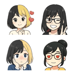 Mulher de cabelos pretos