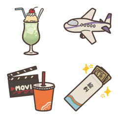 Today's schedule emoji.